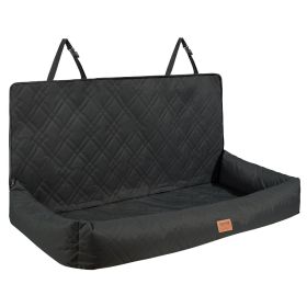 VEVOR Dog Booster Car Seat Pet Car Seat for Medium Large Dog up to 100 lbs Black