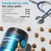 Probiotics for Dogs Probiotic Chews for Digestive and Gut Health Dental Immune System Support Chewable Prebiotic Soft Treats Wild Yam Yeast Powder Dia