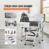 VEVOR 34" Pet Dog Bathing Station w/Ramp, Professional Stainless Steel Dog Grooming Tub w/ Storage Drawer, Faucet,Rich Accessory